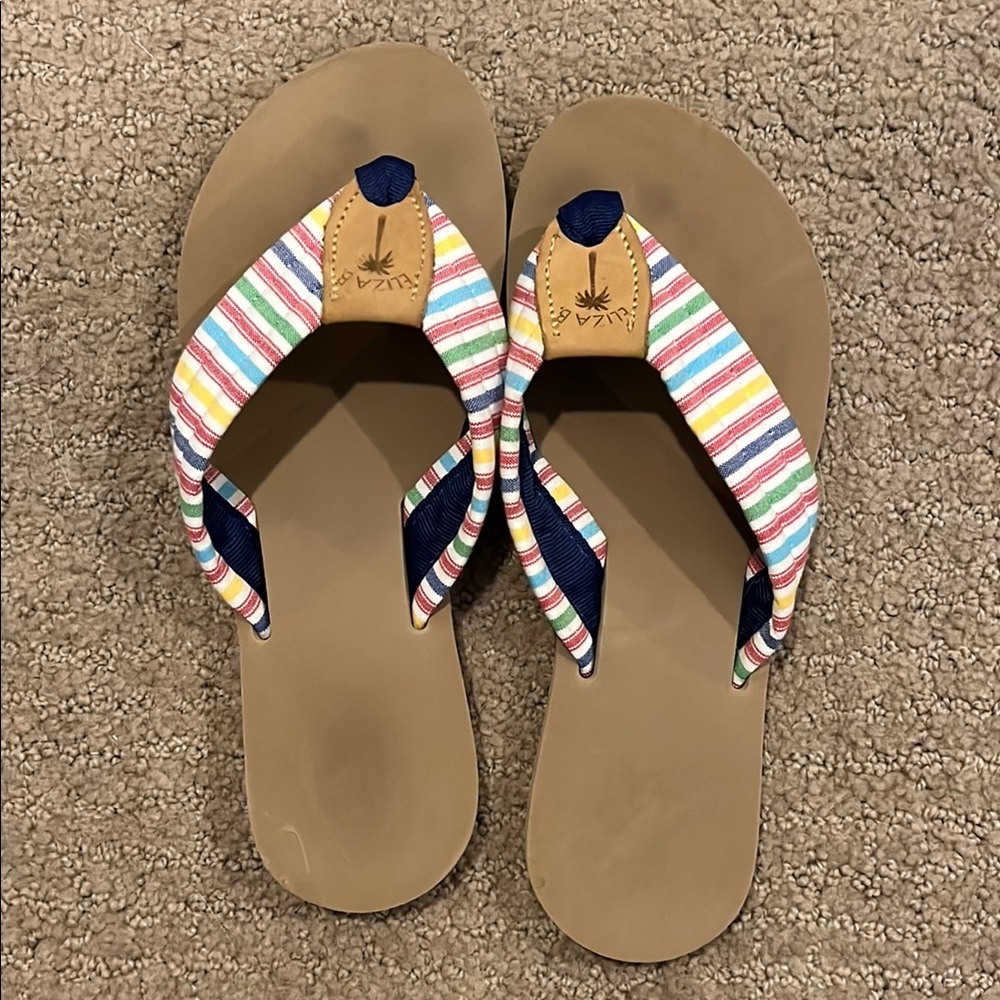 Eliza B Multicolor Flip Flops